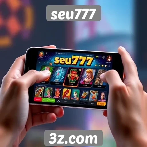 Interface do usuário do seu777 em dispositivos móveis